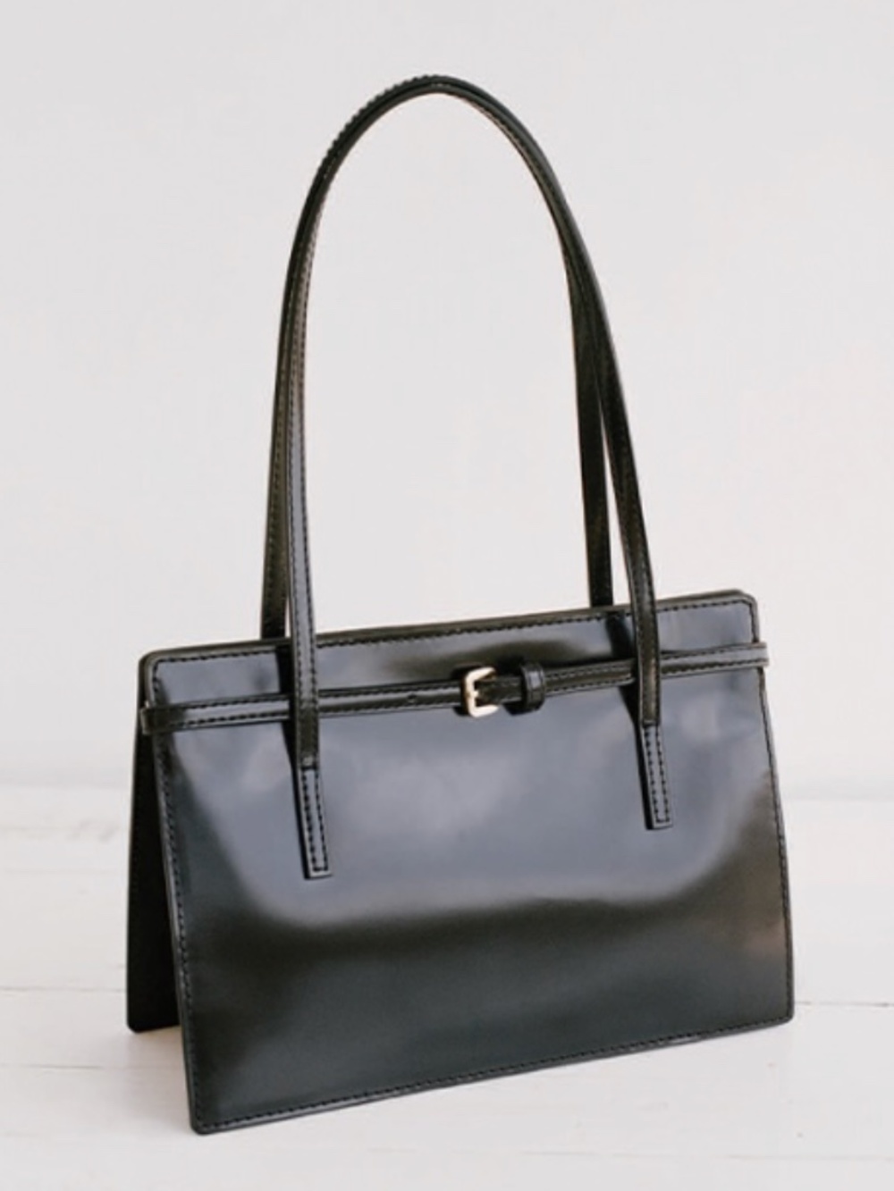 NWT J. Crew Edie structured shoulder bag in Italian leather